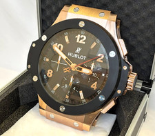 Montre HUBLOT Big Bang Rare Horloge Murale Or Rose Édition Limitée Avec Boîtier