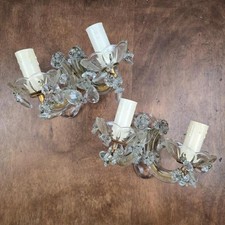 Lot of 2 2 2 Branch Glass and