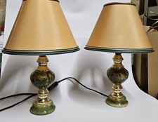 JOLIE PAIRE DE LAMPES EN ONYX