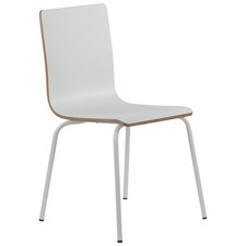 Chaise de conférence pour restaurants, hôtels, bureaux, blanc/blanc, WERDI B