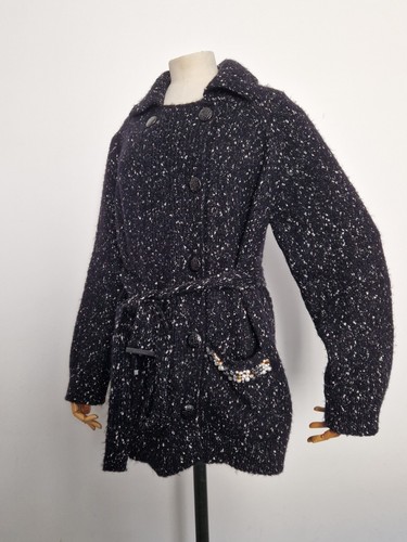 Cardigan chanel laine - t.48,
