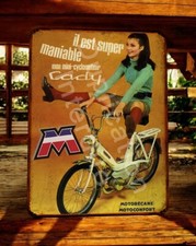 plaque métal vintage