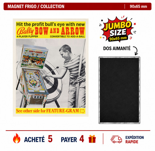 Magnet frigo bow and - frigo,