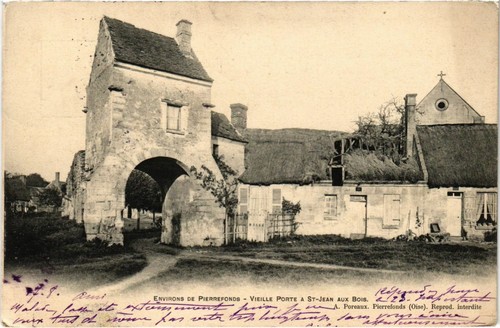 Cpa vieille porte - porte, a