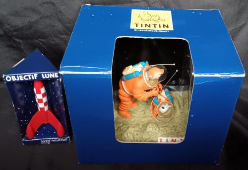 Lot tintin fusée aroutcheff - tintin,