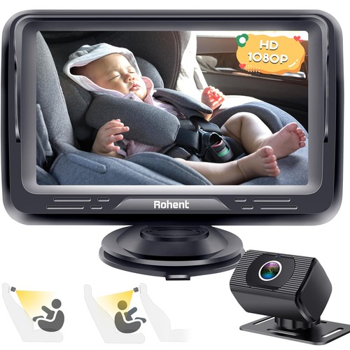 Miroir voiture bébé 1080p - miroir,