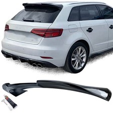 Spoiler De Toit Arrière RS Noir Brillant Pour Audi A3 8V 2012-2020