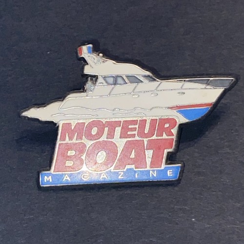 Pin bateau magazine moteur - pin’s,