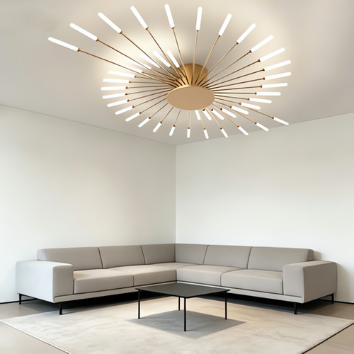 Plafonnier motif feu - plafonnier,