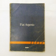 Fiat Argenta Technical Data Manual, 1981. Mediocre Condition