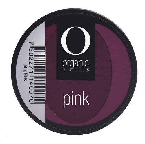 Organic nails pink acrylic - organic,