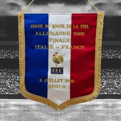 Fanion brodé finale coupe - brodé,