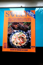 Revue MAGAZINE Cuisine SAVEURS N° 18 Salade Homard Céleri Mars 1992