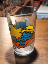 VERRE SCHTROUMPF PEYO  1990