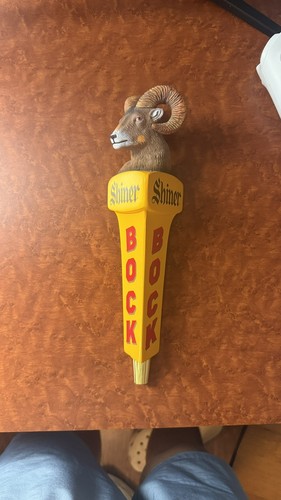 Shiner bock ram head figural - bock, ram's