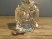 Tête lion art déco en cristal  J-G DURAND