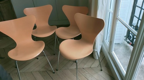 Chaises vintage arne jacobsen - chaises,