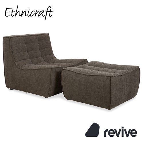 Ethnicraft n701 fauteuil puf - ethnicraft,