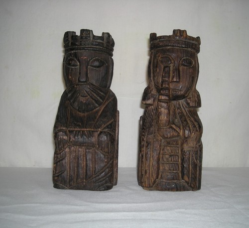 Sculpture roi reine design - reine,