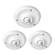 3x baldaquin en porcelaine