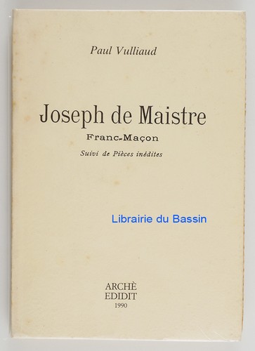 Joseph maistre franc maçon - de,