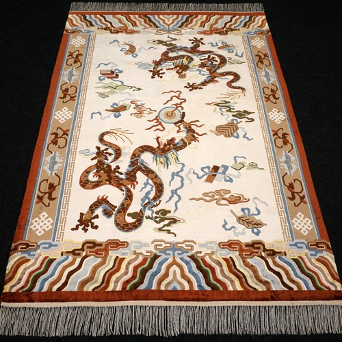 Tapis soie chine 184 - tapis,