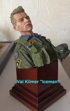 buste figurine resine peinte Top Gun "Iceman" Val Kilmer.