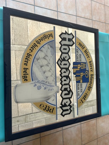 Glace publicitaire hoegaarden - publicitaire,