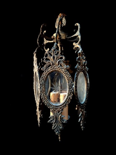 Petit lampadaire bronze - petit,