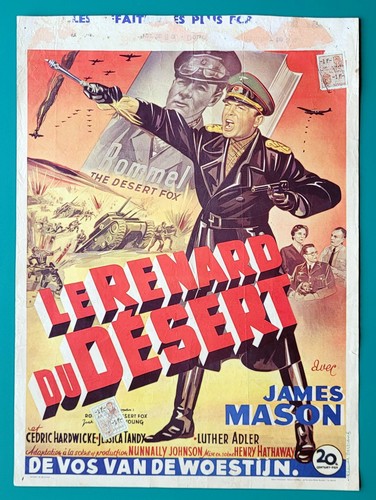 Affiche belge the - desert, fox