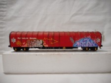 Rivarossi HR6495 HO Scale BR Railfreight Metals 4-Axle Tarpaulin Wagon