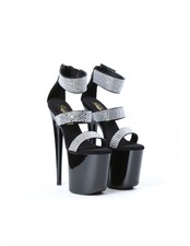 Sandales Noires Plateau Tres