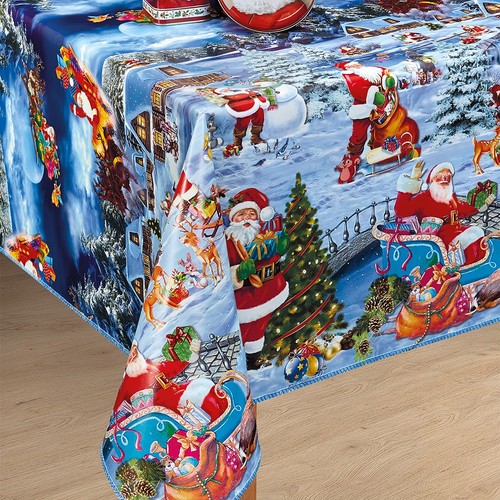 Nappe noël toile - noël, cirée