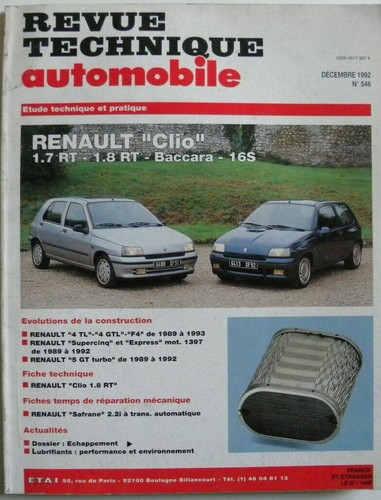 Revue technique automobile - , rta