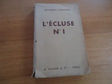 L'ECLUSE N°1 GEORGES SIMENON