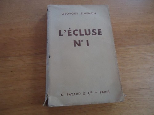 Ecluse georges simenon - n°1,