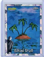 2025 Topps Chrome Spongebob #157 Bikini Atoll Night Shift Manager Variation