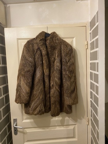 Menteau vintage fourrure - menteau,