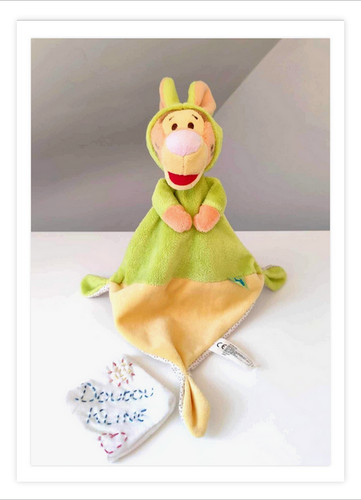 Doudou tigrou déguisé lapin - doudou,