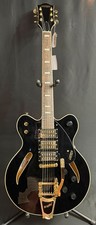 Gretsch G2627TG Center Block 3-Pickup Electric Guitar Gloss Black w/ Gold Hardwa