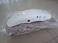 YAMAHA 1974-76 DT100-125-DT175-MX100 REAR FENDER MUDGUARD METAL WHITE NOS JAPAN