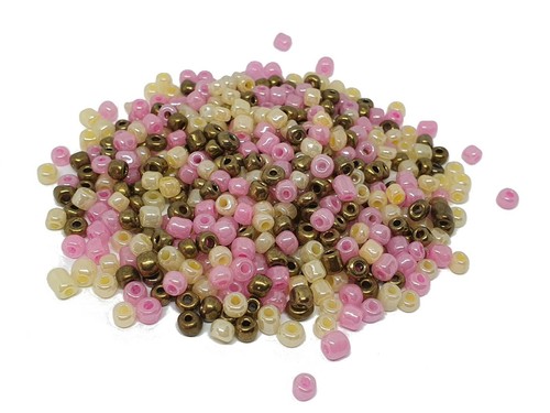Lot 500 perles rocaille - 500, de