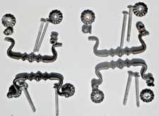 lot 4 poignées ancien porte