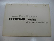 1971 1972 Ossa 250 ST Engine Parts Book Short Track Manual Spare Catalog