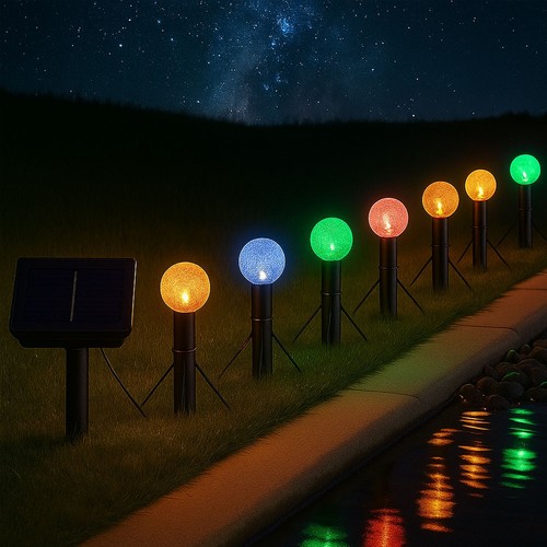 Lampe solaire guirlande - solaire,