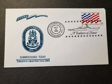 USS O'KANE DDG-77 Naval Cover 1999 COMMISSIONED Cachet 