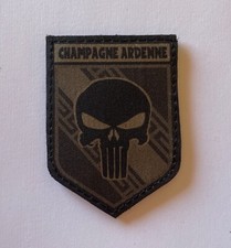 Champagne Ardenne Skull Fabric. Low Visibility (L174)