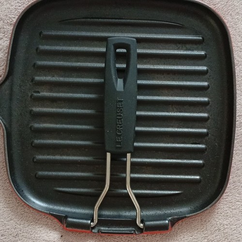 Creuset poêle grill - le,