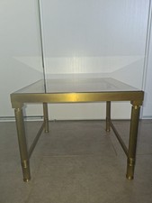 Petite Table Carrée  En Verre