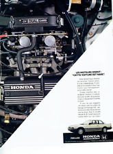 Advertising 1022 1983 Honda Prelude Dual Carb Engine